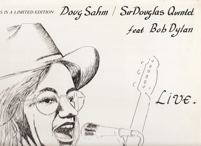 DOUG SAHM/SIR DOUGLAS QUINTET feat Bob Dylan~LIVE, 1984 orig Holland press UP LP - Image 1 of 4