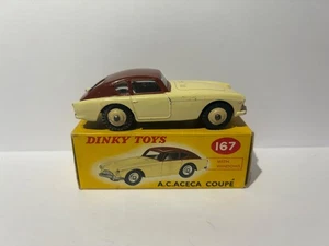 Dinky Toys 167 A.C Aceca Coupe, Boxed, Original, Vintage, Rare. - Picture 1 of 14
