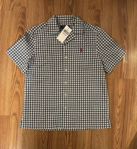Polo Ralph Lauren Boy’s Gingham Cotton Madras Camp Shirt, Size M(10-12) - Picture 1 of 3