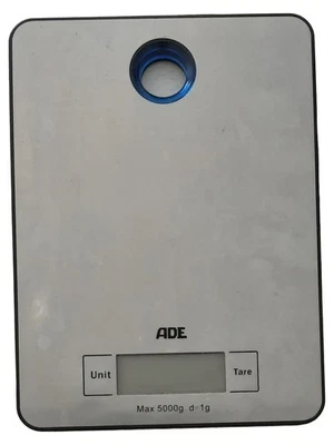 ADE KE 1162 Küchenwaage Digital Silber Max 5000g Präzisionswaage - Bild 1 von 4