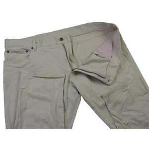 Pantaloni chino uomo Brooks Brothers kaki taglio dritto W44 L30 cotone spandex - Foto 1 di 10