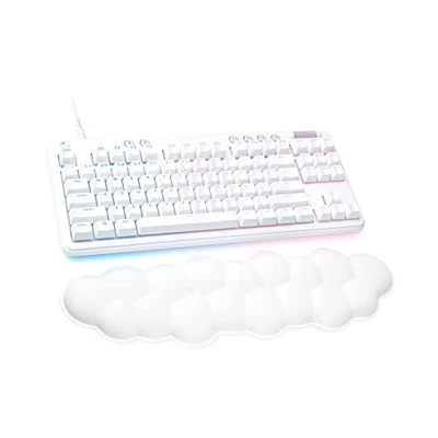 LOGITECH G713 WIRED KEYBOARD LIGHTSYNC TACTILE SWITCHES GX BROWN WHITE MIST - Image 1 of 4