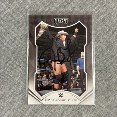 2022 Panini Chronicles WWE - Playoff John "Bradshaw" Layfield #166 Signed Auto - Image 1 of 2