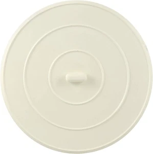 Danco (89042) 5-Inch Flat Suction Rubber Sink Stopper, Fits Kitchen & White - Picture 1 of 3