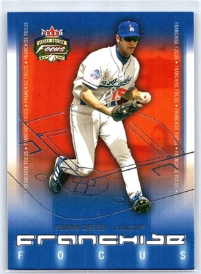 SHAWN GREEN 2003 Fleer Focus Jersey Edition Franchise Los Angeles Dodgers #9 - Image 1 of 2