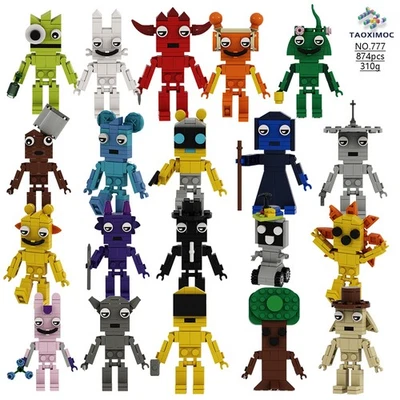 New Sprunki Building Block Model Doll Blackened Monster Music Game Toy - Image 1 of 4