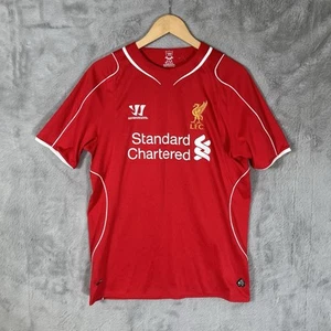 Camiseta de fútbol Warrior Liverpool Home 2014/15 para hombre roja mediana manga corta - Imagen 1 de 7