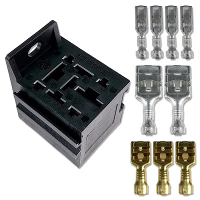 IMPULSE INNOVATION Coche Maxi relé multi base de enchufe incl. 9x enchufe plano base de relé soporte pie