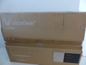 LG 27" UltraGear QHD 1ms 240Hz 2560x1440 IPS PC Monitor 27GR83Q-B - Picture 1 of 5