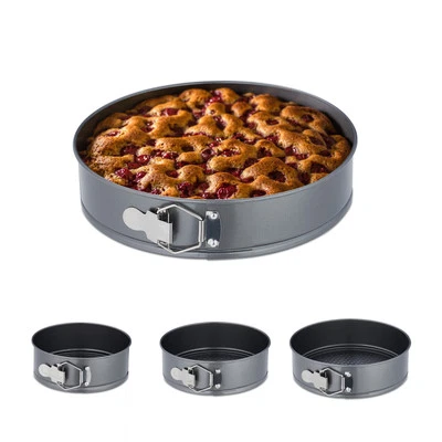 Springform Backform Kuchenform Tortenform Kuchenbackform Tortenbackform 4er Set - Bild 1 von 4