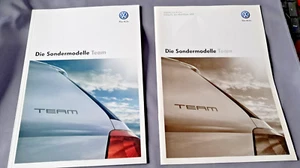 VW Infoprospekt Team 48 S. + Preisliste  Sondermodelle  Dez. 2009 D Mj. 2010 - Bild 1 von 2