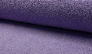 Double Sided Cotton TERRY TOWELLING Fabric Material - LILAC - Picture 1 of 1
