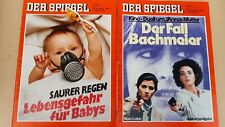 "Der Spiegel" 1984 , 9 Stück Ausgaben Nr. 1, 2, 3, 4, 5, 25, 40, 45, 52
