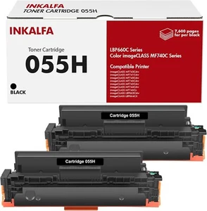 055H Schwarz Tonerkassette Hohe Kapazität 055 MF743Cdw Kompatibel für Canon 055H... - Bild 1 von 6