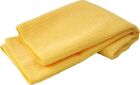 Carrand 45211 22" x 30" Deluxe Microfiber Large Drying Towel, Yellow