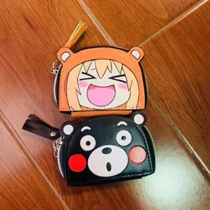 ¡Kumamon Himouto! Umaru-chan Anime Billetera Corta Monedas Cartera Dibujos Animados Bolso de Mano Regalo - Imagen 1 de 9