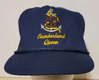 Sombrero Cumberland Queen Snapback EE. UU. Cuerda Azul Ajustable Camionero  Foto 1 de 4