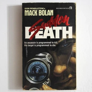 Don Pendleton's Sudden Death 1987 First Edition Gold Eagle - Picture 1 of 4