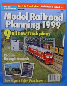 MODEL RAILROAD PLANNING 1999 MODEL RAILROADER 9 ALL NEW TRACK PLANS - Picture 1 of 1