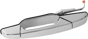 Exterior Chrome Door Handle Rear Left Driver Side | for 2007-2013 Chevy Silverad - Picture 1 of 6