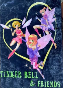 Manta de hadas diente de ciruela de azúcar Disney Tinkerbell Friends Toon Studio 2009 - Imagen 1 de 8