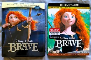 Disney-Pixar BRAVE 4K Ultra UHD Blu-ray Digital in Slipcover + *MetalBox* Case  - Picture 1 of 6