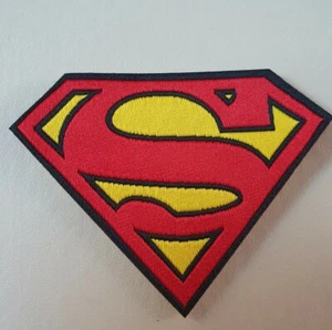 Superman DC Comics Man of Steel Iron or Sew on Cloth Patch for Clothes UKSeller - Picture 1 of 1