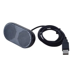 USB Speaker for Notebook Laptop PC(Black) Portable Loudspeaker Powered Stereo - Zdjęcie 1 z 10