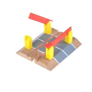 Wooden Railway Accessories Railroad Crossing Bridge Train Slot Track Toy*k' - Picture 1 of 6