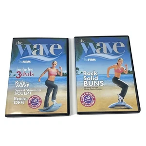 The Wave by The Firm (DVD, Gaiam 2008) 3 DVD set + Rock Solid Buns - Picture 1 of 6