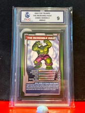 2003 TOP TRUMPS. INCREDIBLE HULK. COMIC HEROES 2 MGC 9- ref  F 115