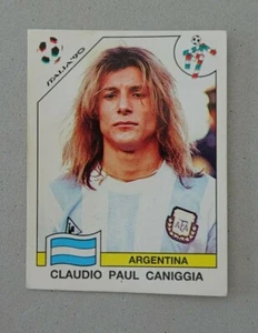 Sticker CLAUDIO CANIGGIA Argentina FIFA WC Italia 1990 Panini #129  - Picture 1 of 10