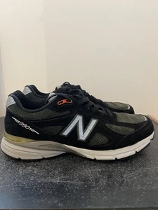 New Balance 990v4 Black Olive Orange M990MB4 UK 8.5 US 9 EU 42.5 Trainer Sneaker - Picture 1 of 14