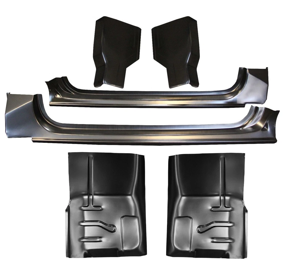 1980-1996 Ford F-150 F-250 F-350 Truck Outer Rocker Panel Cab Corner & Floor Pan - Image 1 of 4