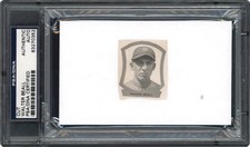 WALTER BEALL SIGNED CUT🔥RAREST 1927 NEW YORK “MURDERS ROW” YANKEES PLAYER PSA