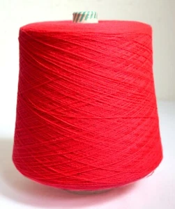 Hilos de lana merino italiano, 2,43 lb / 1100 gramos cono - Imagen 1 de 3