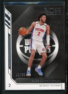 2022-23 CADE CUNNINGHAM 42/99 PANINI NOIR ASSOCIATION EDITION