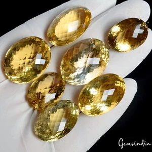 Piedras preciosas brillantes certificadas citrino corte ovalado 288,70 quilates - 22-27 mm - Imagen 1 de 6