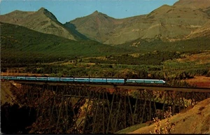 TARJETA POSTAL DE FERROCARRIL Great Northern Railway, Empire Builder, Two Medicine Bridge - Imagen 1 de 2