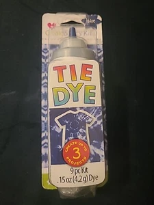 Create Basics BLUE Tie Dye 9 Piece Kit Create Up To 3 Projects FREE SHIPPING - Picture 1 of 2
