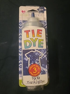 Create Basics BLUE Tie Dye 9 Piece Kit Create Up To 3 Projects FREE SHIPPING - Image 1 of 2
