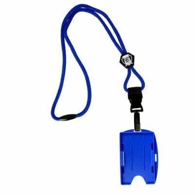 Metal Detector Friendly - Lanyard w/ Detachable Hook & Dual Card ID Badge Holder - Image 1 of 4