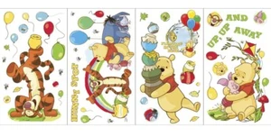 NEU Disney Winnie Pooh Zimmer Applikation Peel Stick Wanddeko Aufkleber wiederverwendbar - Bild 1 von 2
