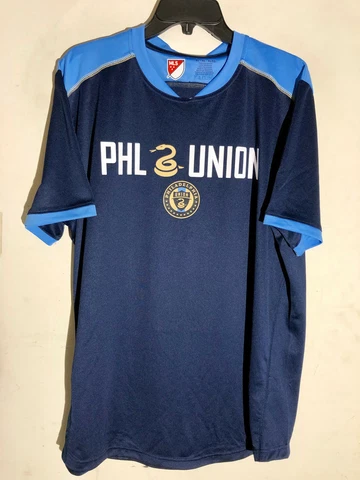 Adidas MLS Jersey Philadelphia Union Team Blue sz XL Cover