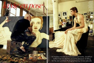 2003 Annie Leibovitz Natalia Vodianova Francesco Clemente REVISTA EDITORIAL - Imagen 1 de 3