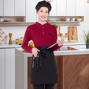 Recipe Card Holder Apron Chef with Two Pockets Kitchen Cooking Aprons for Men - Picture 1 of 9