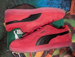 Puma Suede X Scuderia Ferrari Trippy 308492_03 Mens Red Yellow Black Sz 11 NIB - Picture 1 of 10