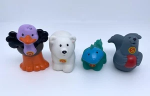 Fisher Price Little People Alphabet Zoo Animals Lot of 4 Figures - O B I S - Picture 1 of 8