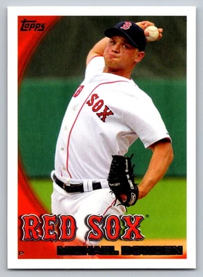 2010 Topps #499 Michael Bowden Boston Red Sox - Image 1 of 2