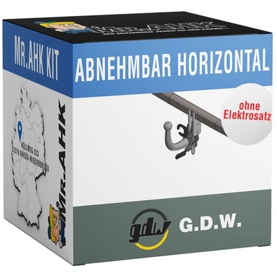 GDW enganche de remolque desmontable para BMW Serie 4 F32 F33 14-21 NUEVO incl. ABE EBA - Imagen 1 de 2